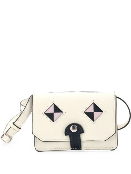  Hermès Pre-owned Borsa A Tracolla Chien Card Holder With Strap Swift And Chevre Mysore - Toni Neutri 