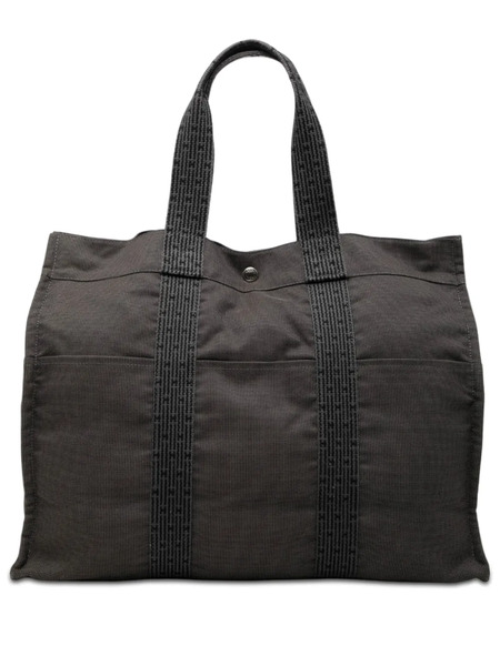 Hermès Pre-owned Borsa Tote Herline Gm In Tela 1990-2010 - Grigio 