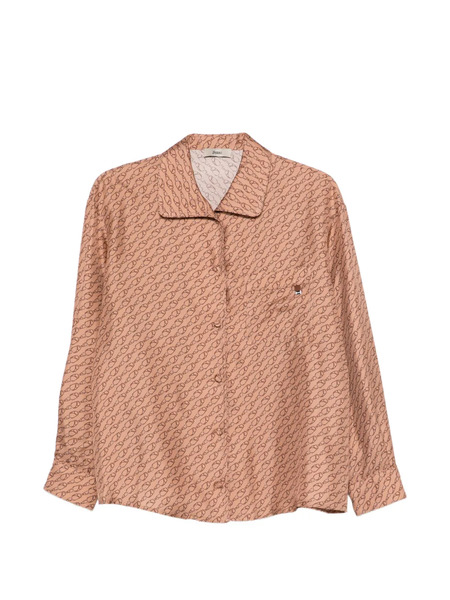  Herno Camicia A Fantasia - Marrone 