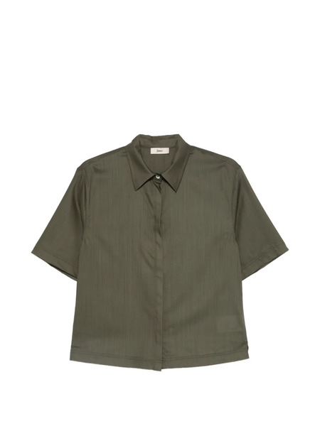  Herno Camicia A Maniche Corte - Verde 