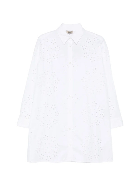  Herno Camicia A Maniche Lunghe - Bianco 