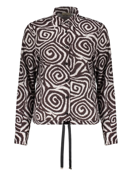  Herno Camicia Con Effetto Jacquard - Marrone 