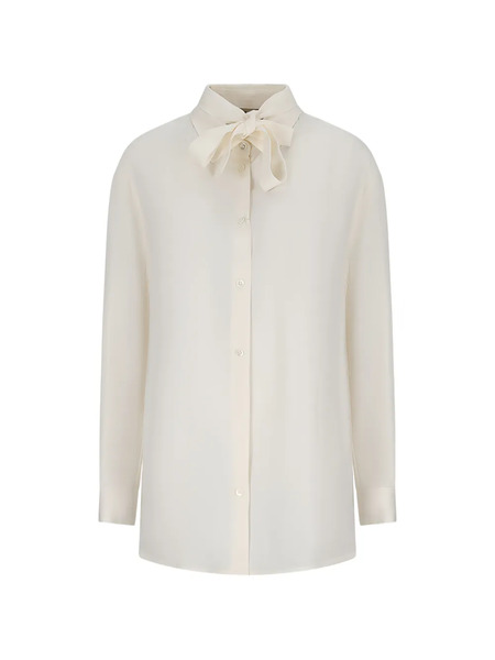  Herno Camicia Con Fiocco - Toni Neutri 