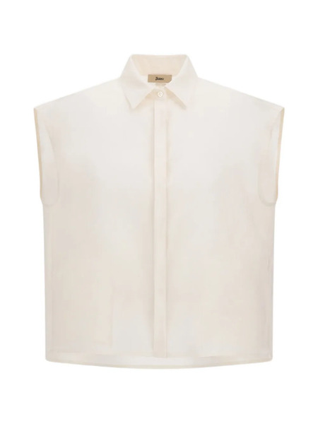  Herno Camicia Smanicata - Bianco 