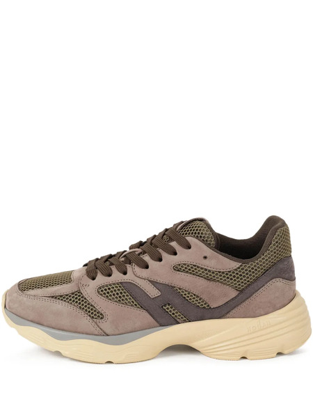  Hogan Sneakers Con Applicazione Logo - Marrone 