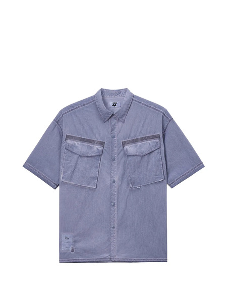  Izzue Camicia Con Taschini - Blu 
