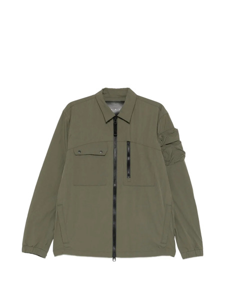  Jg1 Giacca-camicia Con Zip - Verde 