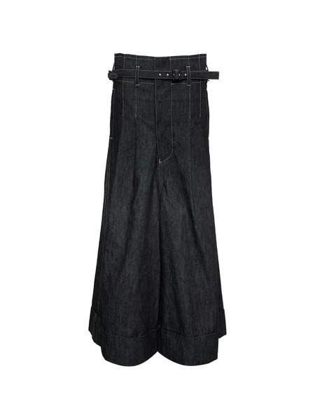  Junya Watanabe Jeans Con Risvolto - Nero 