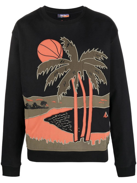  Just Don Maglione Con Stampa - Nero 