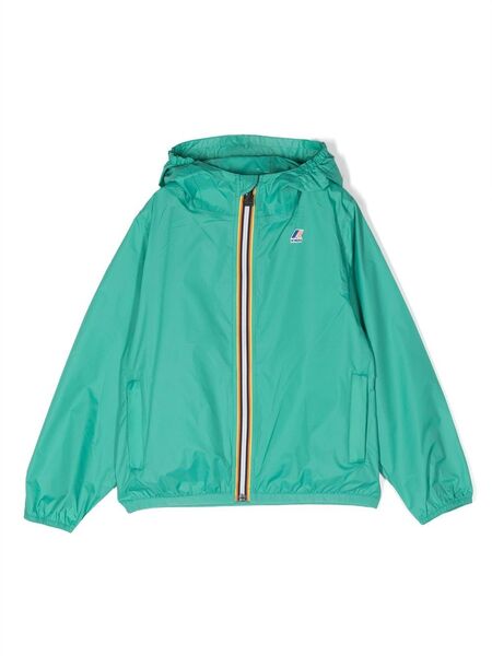  K Way Kids Giacca Le Vrai Con Cappuccio - Verde 
