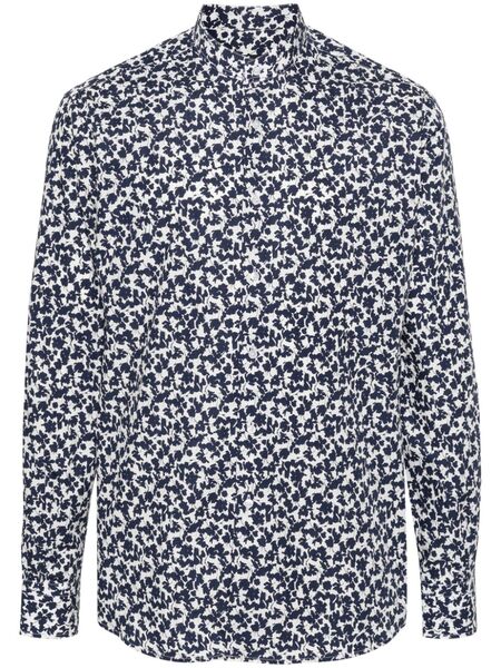  Karl Lagerfeld Camicia A Fiori - Bianco 