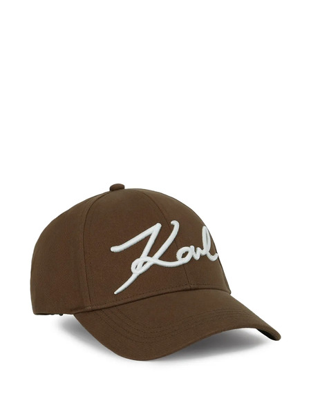  Karl Lagerfeld Cappello Da Baseball K/signature - Marrone 