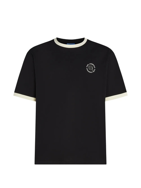  Karl Lagerfeld T-shirt Con Logo - Nero 