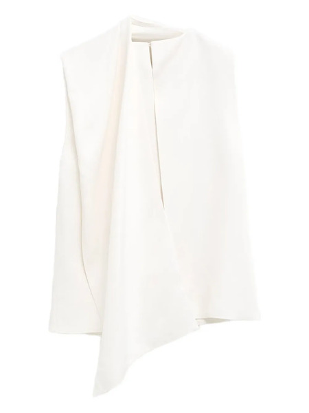  Khaite Top Loe Drappeggiato - Bianco 