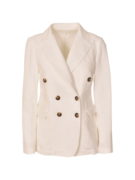  Kiltie Blazer Doppiopetto - Bianco 