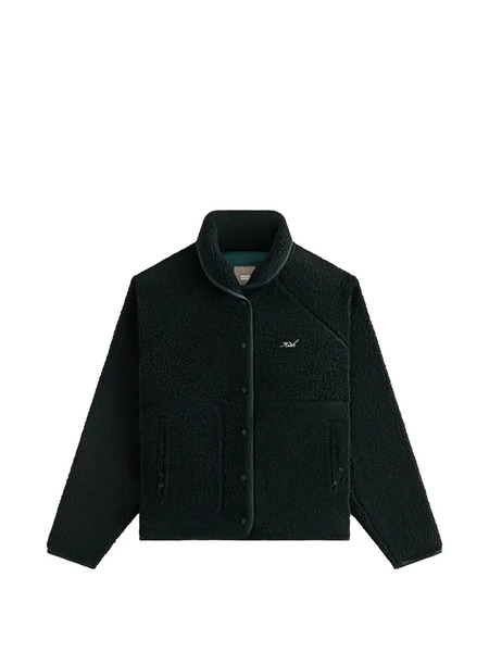  Kith Grayson Button-down Sherpa-texture Jacket - Verde 