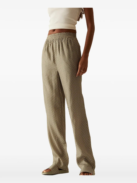  Kith Ida Monogram Silk Trousers - Toni Neutri 