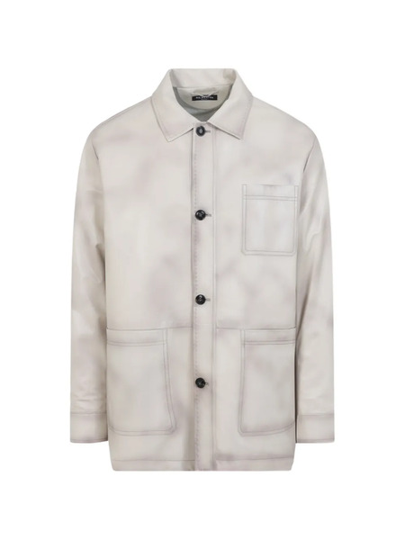  Kiton Giacca-camicia Con Tasche - Toni Neutri 