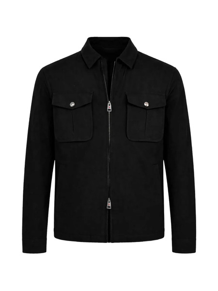 Kiton Giacca Con Tasche - Nero 