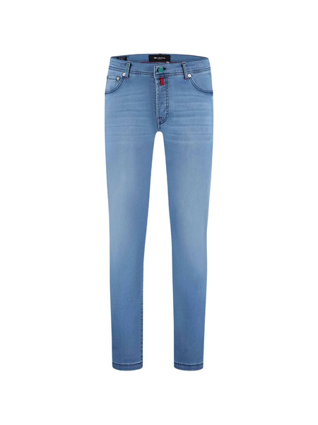  Kiton Jeans Con Rivetti - Blu 