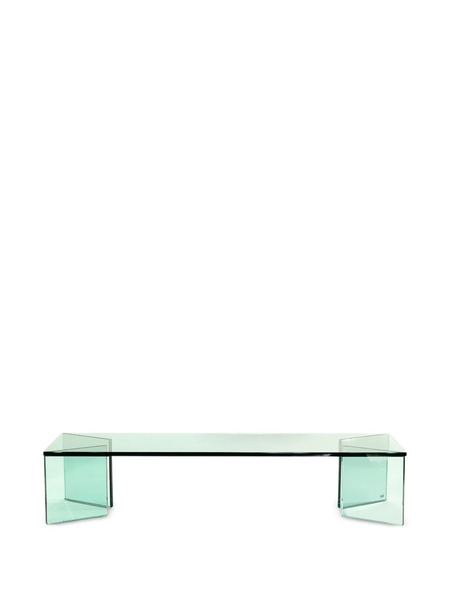  Knindustrie Glass Rectangular Coffee Table - Verde 