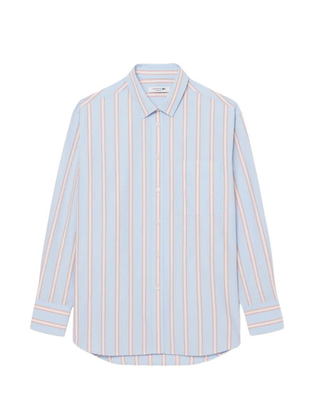  Lacoste Camicia Oversize - Blu 
