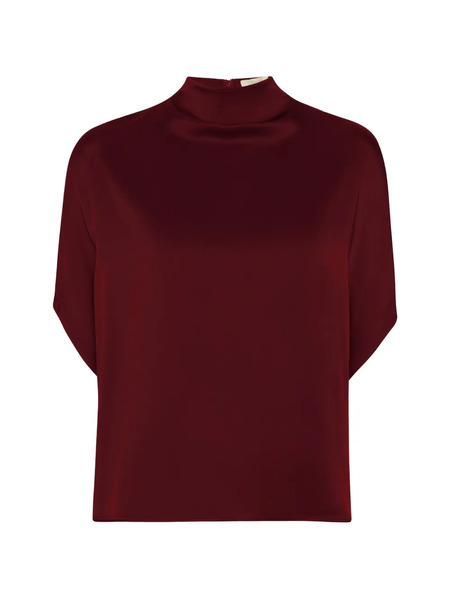  Lapointe Blusa A Mantella - Rosso 