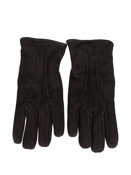  Lardini Guanti Con Ruches - Marrone 