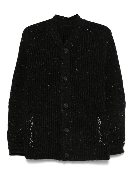  Layer Zero Cardigan A Coste - Nero 