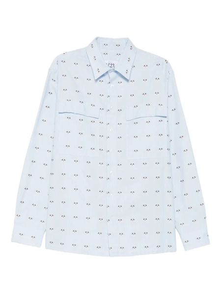  Lc23 Camicia Con Taschino - Blu 