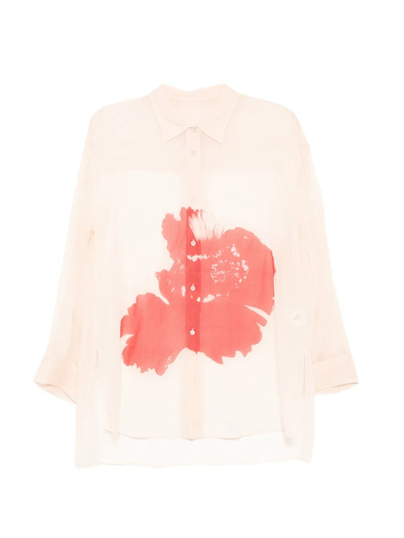  Less Camicia In Seta - Rosa 