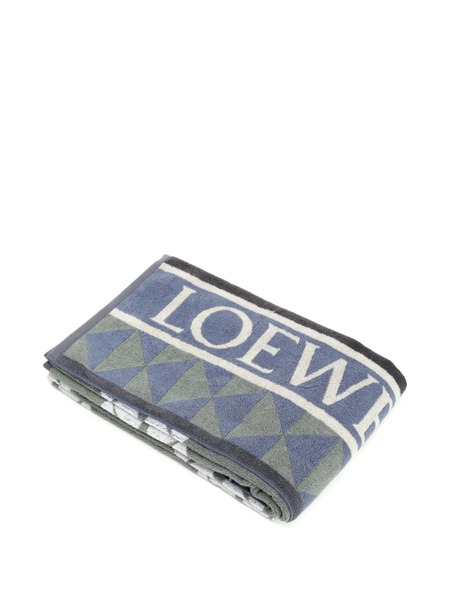  Loewe Asciugamano 90x185 Triangle - Blu 