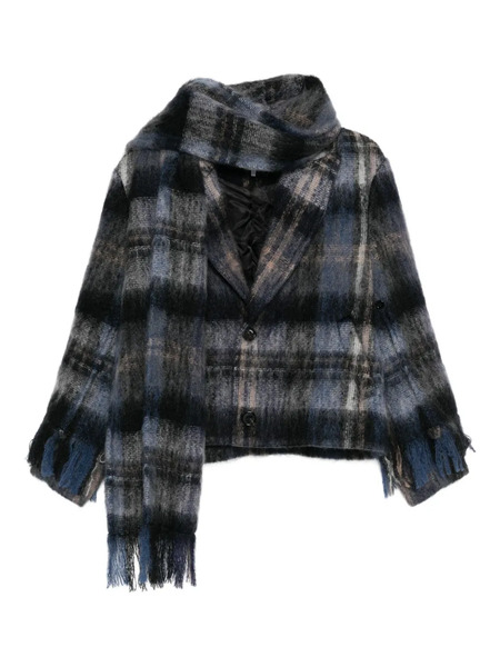  Loewe Blazer A Quadri - Blu 