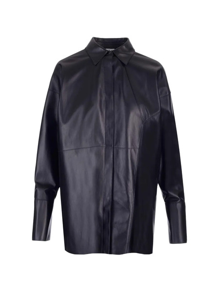  Loewe Camicia Con Inserti - Nero 