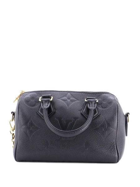  Louis Vuitton Pre-owned Borsa A Tracolla Speedy Bandouliere 20 In Pelle Empreinte Con Monogram Giant - Nero 