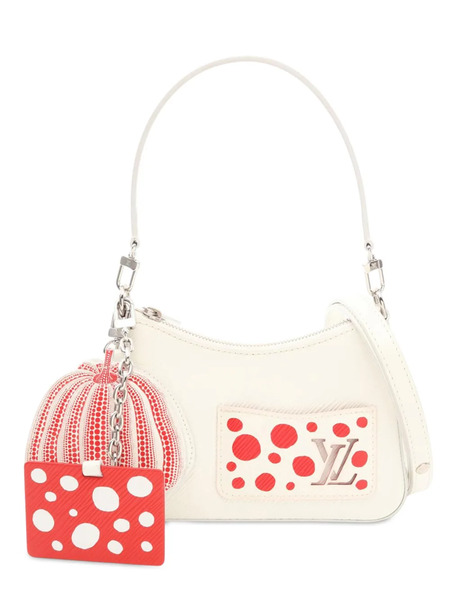  Louis Vuitton Pre-owned Borsa A Tracolla Yayoi Kusama Infinity Dots Marellini In Pelle épi 2021-2025 - Bianco 