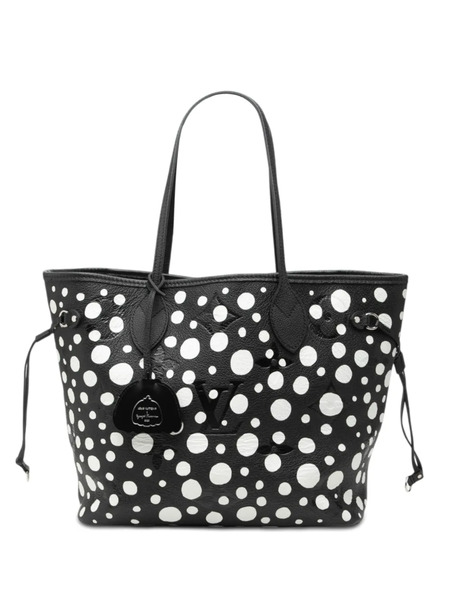  Louis Vuitton Pre-owned Borsa Tote Yayoi Kusama Infinity Dots Neverfull Mm In Pelle Empreinte Con Monogramma 2023 - Nero 