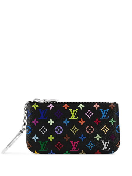  Louis Vuitton Pre-owned Portafoglio In Tela Con Monogramma Multicolor Louis Vuitton X Takashi Murakami - Nero 