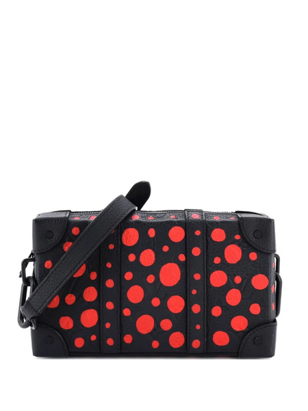  Louis Vuitton Pre-owned Soft Trunk Wearable Wallet Yayoi Kusama Infinity Dots Monogram Taurillon Leather Crossbody Bag - Nero 