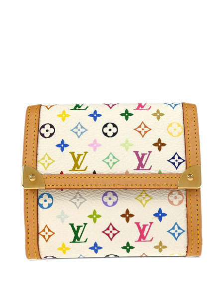  Louis Vuitton Pre-owned X Takashi Murakami Portafoglio Con Monogramma Takashi Murakami 2005 - Bianco 