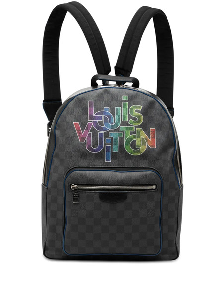  Louis Vuitton Pre-owned Zaino Rainbow Josh Limited Edition In Tela Damier Graphite Con Logo 2019 - Nero 