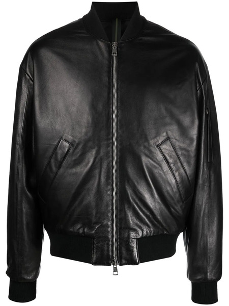  Low Brand Bomber Con Zip - Nero 