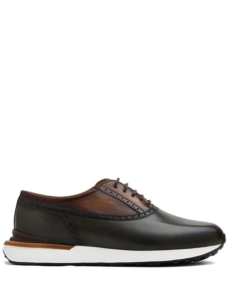  Magnanni Sneakers Grafton In Pelle - Nero 