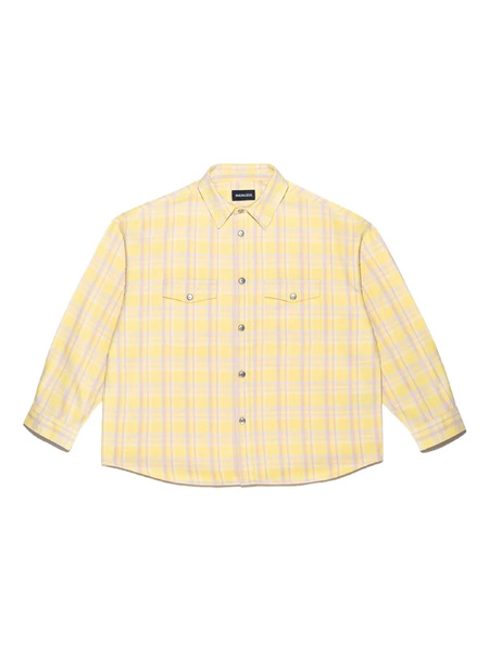  Mainless Camicia Con Tasche - Giallo 