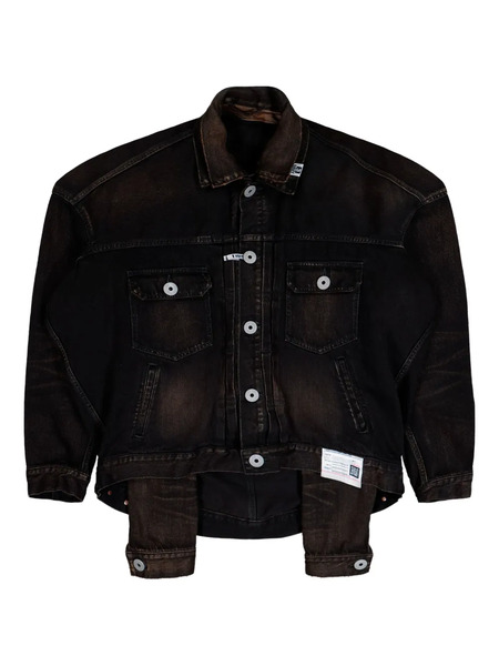  Maison Mihara Yasuhiro Giacca Denim A Strati - Nero 