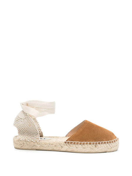  Manebi Espadrillas In Pelle Scamosciata - Marrone 