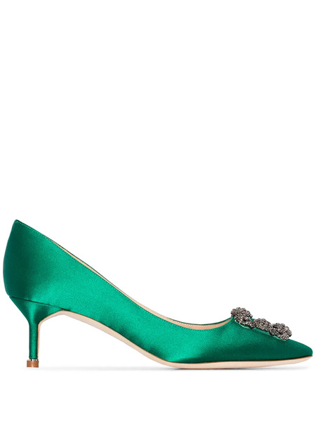  Manolo Blahnik Pumps Hangisi - Verde 