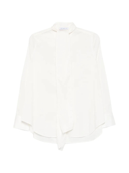  Manuel Ritz Camicia Con Fiocco - Marrone 