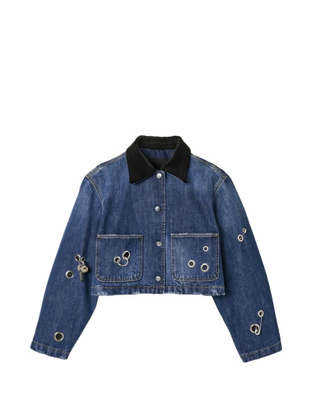  Marc Jacobs Giacca Con Occhielli - Blu 