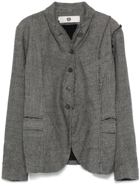 Marc Le Bihan Blazer In Pied-de-poule - Grigio 